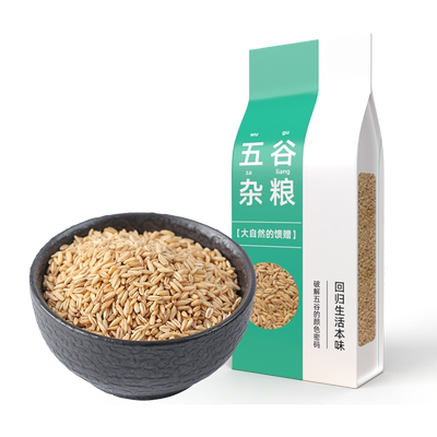 燕麦米500g五谷杂粮真空装旗舰店