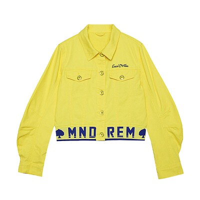 拓谷多巴胺辣妹短款收腰牛仔外套