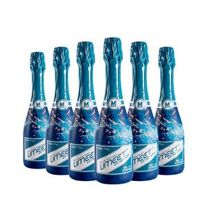 UMEET悠蜜茅台生态蓝莓气泡酒果酒微醺香槟低度甜女士酒聚会6瓶装