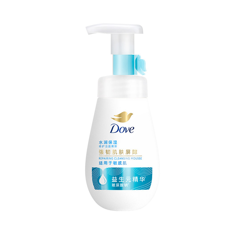 多芬洁面泡泡水润保湿160ml