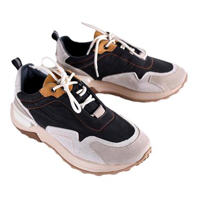 阿甘男拼色舒适户外慢跑鞋