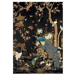 【现货】可代拼孔雀刺绣火焰树flame tree英国高难度女拼图1000片