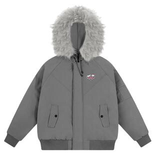 404MOB可拆卸大毛领座山雕解构派克服男厚款夹棉棉服外套保暖棉衣