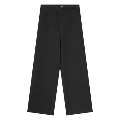 加厚毛呢裤男老钱风冬季保暖