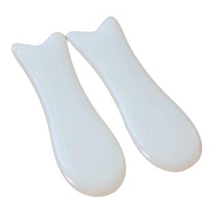 玉石面部刮痧板全身通用经络按摩脸部鱼尾颈眼部护理套装淋巴排毒