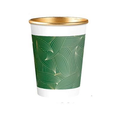 高端家用商务金箔纸杯