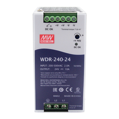 明纬开关电源WDR系列/12v24v48v
