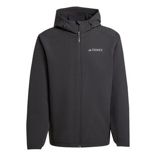 李现同款透湿保暖户外连帽夹克外套男adidas阿迪达斯官方TERREX