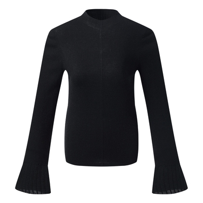 歌莉娅秋季修身羊毛打底衫上衣女