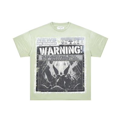 FirstRow高街嘻哈烫钻短袖T恤潮