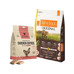 【自营】天然百利无谷鸡猫粮+VE冻干