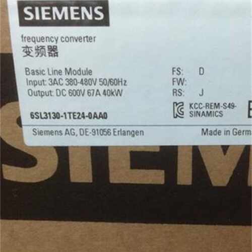 议价6SL3130-6TE21-6AA3/6TE23/6TE25/6AE15非调节型电源模块输入