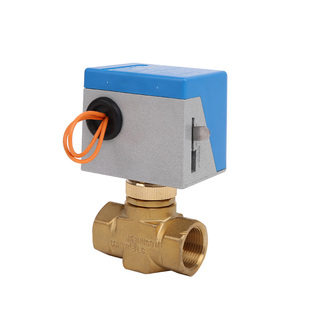 江森电动两通阀DN20水冷空调阀6分风机盘管电磁二通阀VA7010-8503