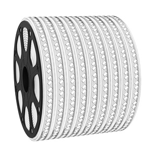 100米金黄光led灯带条工程亮化景观照明户外防水220V室外装饰批发