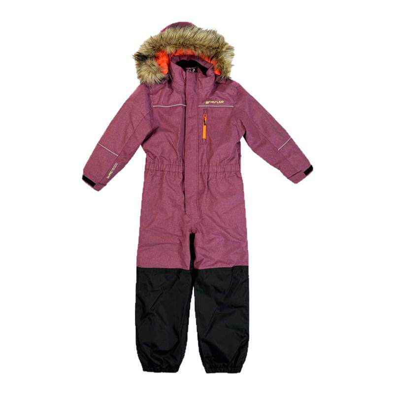 儿童连体滑雪服冬季夹棉防风防水