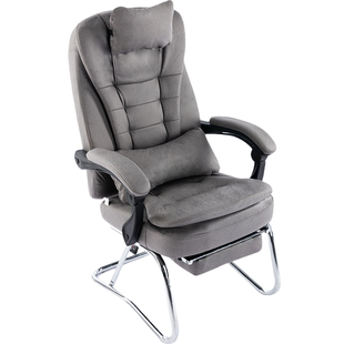 老板电脑椅 180度可躺午休 久坐舒适 科技布艺 弓形加强办公椅子