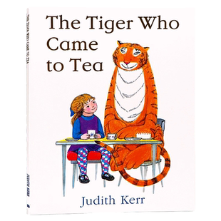 老虎来喝下午茶 The Tiger Who Came to Tea 进口英文原版绘本儿童英语启蒙认知趣味亲子阅读图画故事书平装大开 Judith Kerr