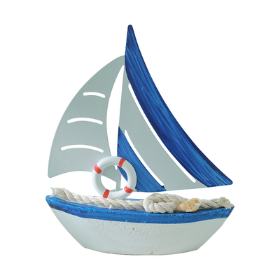 地中海帆船模型一帆风顺摆件木质