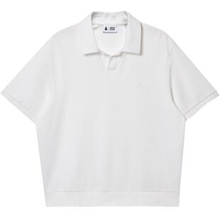 [肌理感]杰克琼斯新款夏季POLO衬衫翻领休闲宽松短袖T恤上衣男装