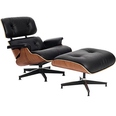 单人沙发轻奢风真皮伊姆斯躺椅