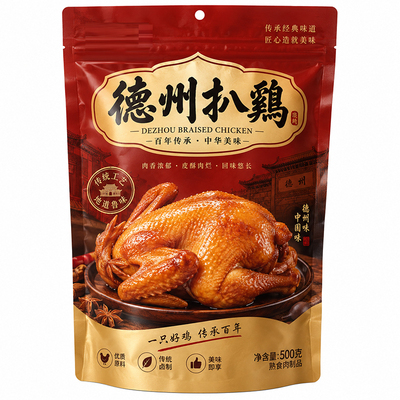 五香扒鸡德州全烧鸡卤味熟食烧鸡下酒菜山东特产送礼中秋速食礼品