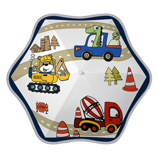 儿童雨伞小学生一键开合全收折叠幼儿园男孩女孩上学专用全自动伞