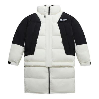 熊猫加厚鸭绒外套大衣男女同款