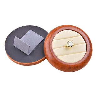 众美达木纹超纤戒指收纳托盘耳钉首饰展示盘珠宝陈列道具饰品架子