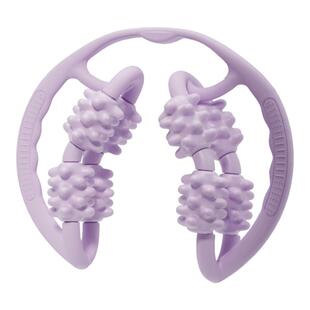 按摩滚轮狼牙按摩器腿部经络疏通神器肌肉放松瘦腿滚腿滚轮环形夹