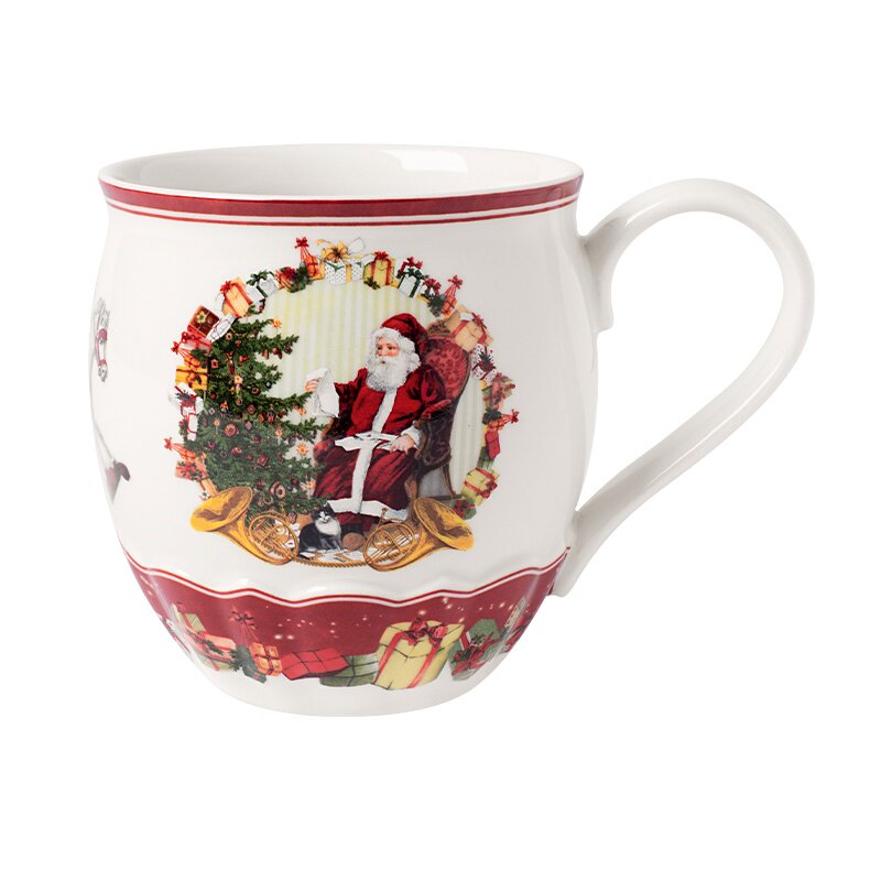 【圣诞礼物】villeroyboch德国唯宝马克杯圣诞陶瓷牛奶杯对杯礼物
