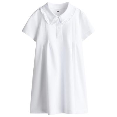 HM童装儿童女童裙子冬季POLO裙翻领COOLMAX®连衣裙1271961