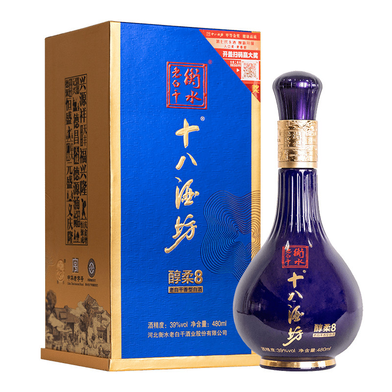 十八酒坊39度醇柔8480mL一瓶装