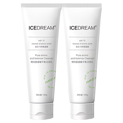 冰典美姿氨基酸洁面乳洗面奶男女士清洁毛孔控油洗卸二合一正品