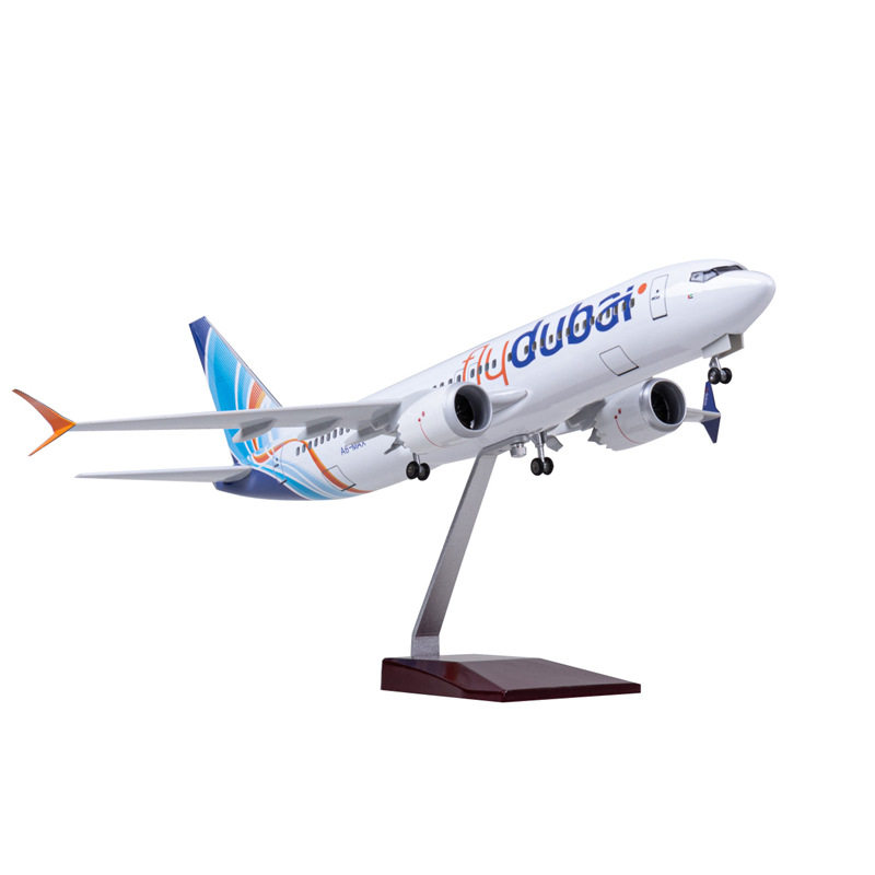 47CM波音737仿真带灯飞机模型