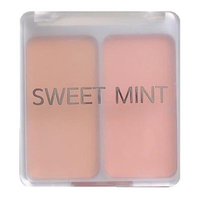 SWEETMINT双拼腮红哑光提亮低饱和收缩膨胀色自然二合一双色腮红