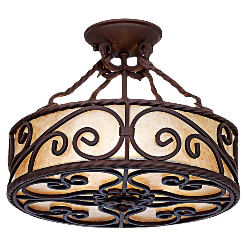 纽约下城公园进口塞维利亚南欧鸢尾花半吸顶灯玄关过道阳台38