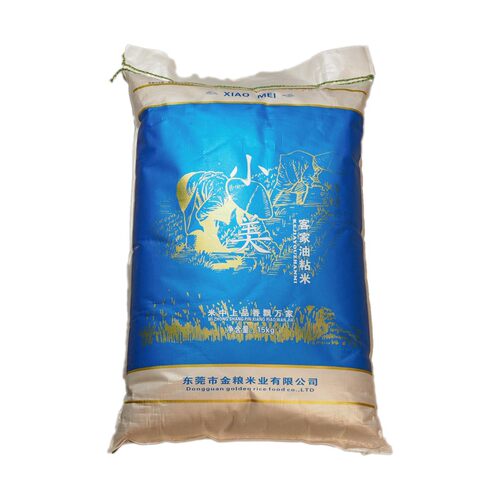 小美油粘米香米客家乡村农家米笼仔蒸饭米餐厅米15kg长细粒米