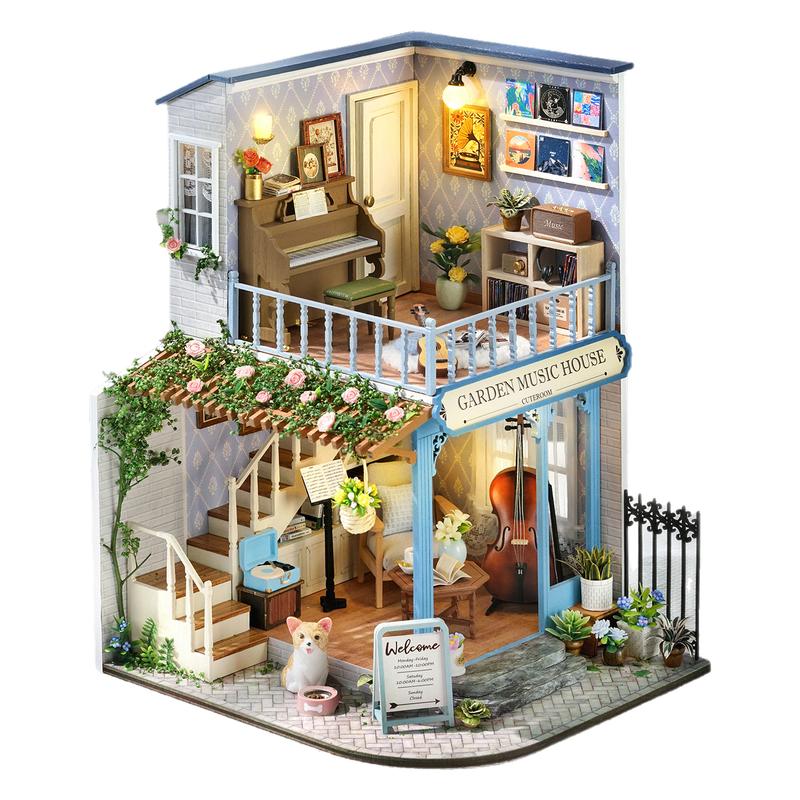 智趣屋手工小屋商店微缩场景模型