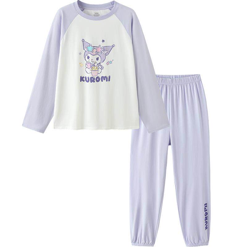 【hellokittyIP】巴拉巴拉儿童睡衣套装秋新款男女童家居服可外出