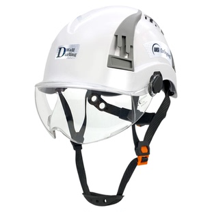 达林韦尔安全帽护目防砸工地施工建筑高空作业透气防护头盔印字