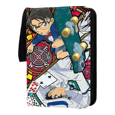 柯南卡册大容量四九宫格活页拉链收藏册a4小卡牌高颜值内页收纳册