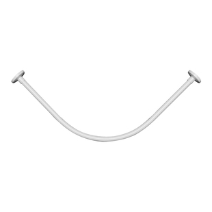 免打孔弧形杆浴室浴帘防水隔断帘l型淋浴房挂杆卫生间洗澡遮挡帘