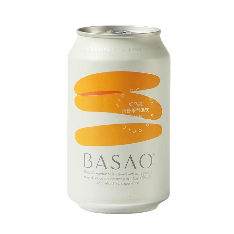 佰朔康普茶红/黑/青乌龙气泡饮发酵茶碳酸饮料310ml*12罐【百补】