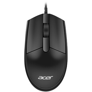 Acer/宏碁商务办公电脑台式机笔记本有线鼠标静音USB台式PS2圆孔