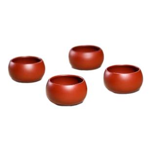 50毫升紫砂茶杯口杯主人杯宜兴原矿手工大红袍口杯个人喝茶杯子