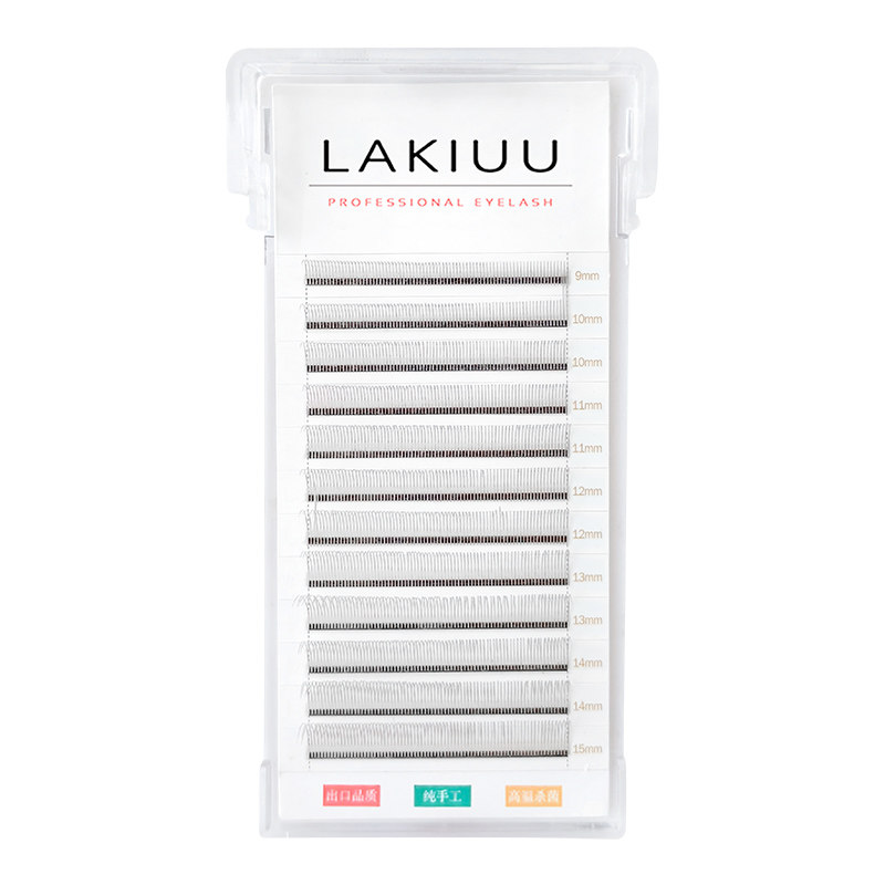 LAKIUU镭射人鱼姬单根彩色银白嫁接睫毛蓝眼泪柔软装饰新年美睫用