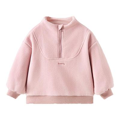 童泰宝宝卫衣儿童摇粒绒立领上衣