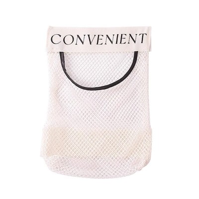 魔术贴网兜厨房垃圾袋收纳神器壁挂式大容量储物袋子装塑料袋收纳