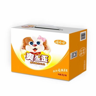 娃哈哈爽歪歪酸奶饮品200g*24瓶整箱早餐益生菌发酵饮料哇哈哈