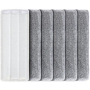 加厚刮刮乐拖把布免手洗刮水平板拖布替换头配件家用粘贴清洁布